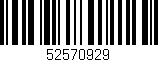 Código de barras (EAN, GTIN, SKU, ISBN): '52570929'