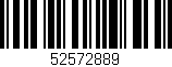 Código de barras (EAN, GTIN, SKU, ISBN): '52572889'