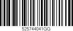 Código de barras (EAN, GTIN, SKU, ISBN): '525744041GG'