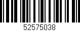Código de barras (EAN, GTIN, SKU, ISBN): '52575038'