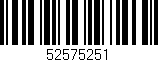 Código de barras (EAN, GTIN, SKU, ISBN): '52575251'