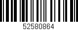 Código de barras (EAN, GTIN, SKU, ISBN): '52580864'