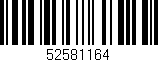 Código de barras (EAN, GTIN, SKU, ISBN): '52581164'