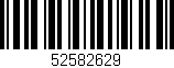 Código de barras (EAN, GTIN, SKU, ISBN): '52582629'