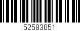 Código de barras (EAN, GTIN, SKU, ISBN): '52583051'