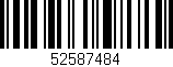 Código de barras (EAN, GTIN, SKU, ISBN): '52587484'