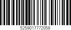 Código de barras (EAN, GTIN, SKU, ISBN): '5259017772058'