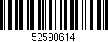 Código de barras (EAN, GTIN, SKU, ISBN): '52590614'