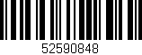 Código de barras (EAN, GTIN, SKU, ISBN): '52590848'