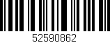 Código de barras (EAN, GTIN, SKU, ISBN): '52590862'