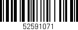 Código de barras (EAN, GTIN, SKU, ISBN): '52591071'
