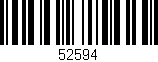 Código de barras (EAN, GTIN, SKU, ISBN): '52594'
