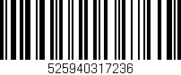 Código de barras (EAN, GTIN, SKU, ISBN): '525940317236'