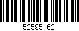 Código de barras (EAN, GTIN, SKU, ISBN): '52595162'