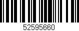 Código de barras (EAN, GTIN, SKU, ISBN): '52595660'