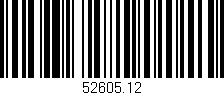 Código de barras (EAN, GTIN, SKU, ISBN): '52605.12'