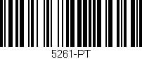 Código de barras (EAN, GTIN, SKU, ISBN): '5261-PT'