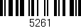 Código de barras (EAN, GTIN, SKU, ISBN): '5261'