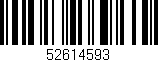 Código de barras (EAN, GTIN, SKU, ISBN): '52614593'