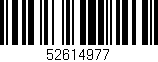 Código de barras (EAN, GTIN, SKU, ISBN): '52614977'
