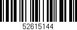 Código de barras (EAN, GTIN, SKU, ISBN): '52615144'