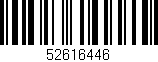Código de barras (EAN, GTIN, SKU, ISBN): '52616446'