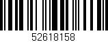 Código de barras (EAN, GTIN, SKU, ISBN): '52618158'
