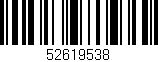 Código de barras (EAN, GTIN, SKU, ISBN): '52619538'