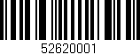 Código de barras (EAN, GTIN, SKU, ISBN): '52620001'