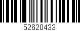 Código de barras (EAN, GTIN, SKU, ISBN): '52620433'