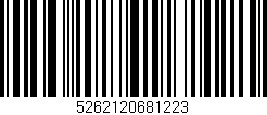 Código de barras (EAN, GTIN, SKU, ISBN): '5262120681223'