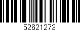 Código de barras (EAN, GTIN, SKU, ISBN): '52621273'