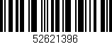Código de barras (EAN, GTIN, SKU, ISBN): '52621396'