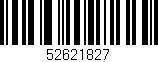 Código de barras (EAN, GTIN, SKU, ISBN): '52621827'