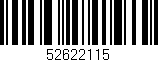 Código de barras (EAN, GTIN, SKU, ISBN): '52622115'