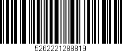 Código de barras (EAN, GTIN, SKU, ISBN): '5262221288819'