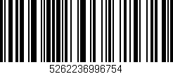 Código de barras (EAN, GTIN, SKU, ISBN): '5262236996754'
