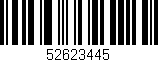 Código de barras (EAN, GTIN, SKU, ISBN): '52623445'