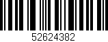 Código de barras (EAN, GTIN, SKU, ISBN): '52624382'