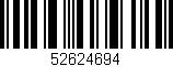Código de barras (EAN, GTIN, SKU, ISBN): '52624694'