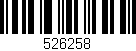 Código de barras (EAN, GTIN, SKU, ISBN): '526258'