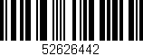 Código de barras (EAN, GTIN, SKU, ISBN): '52626442'