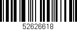 Código de barras (EAN, GTIN, SKU, ISBN): '52626618'