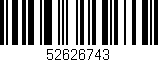 Código de barras (EAN, GTIN, SKU, ISBN): '52626743'