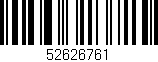 Código de barras (EAN, GTIN, SKU, ISBN): '52626761'