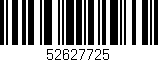 Código de barras (EAN, GTIN, SKU, ISBN): '52627725'