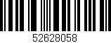 Código de barras (EAN, GTIN, SKU, ISBN): '52628058'