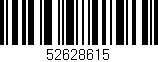 Código de barras (EAN, GTIN, SKU, ISBN): '52628615'