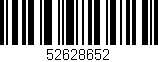Código de barras (EAN, GTIN, SKU, ISBN): '52628652'