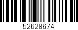 Código de barras (EAN, GTIN, SKU, ISBN): '52628674'